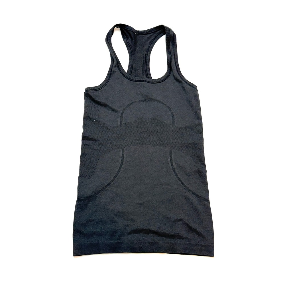 LULULEMON $48 Womens 2 Black Swiftly Tech Racerback Tank Top TT16